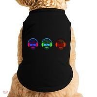 Skull Icons With Headphones Doggie Tank thumb 0