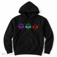 Skull Icons With Headphones Hoodie thumb 0