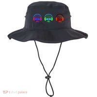 Skull Icons With Headphones Bucket Hat thumb 0