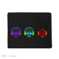Skull Icons With Headphones Mousepad thumb 0