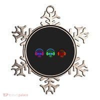 Skull Icons With Headphones Ornament thumb 0