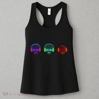 Skull Icons With Headphones Women's Tank Top thumb 3