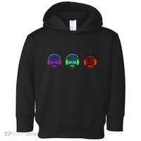 Skull Icons With Headphones Toddler Hoodie thumb 0