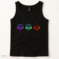 Skull Icons With Headphones Tank Top thumb 2