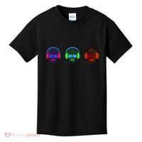 Skull Icons With Headphones Kids T-Shirt thumb 0
