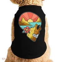 Skull Landscape Sunset Doggie Tank thumb 0