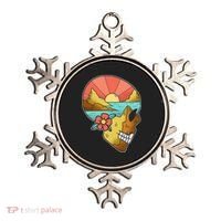 Skull Landscape Sunset Ornament thumb 0