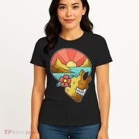 Skull Landscape Sunset Women's T-Shirt thumb 4