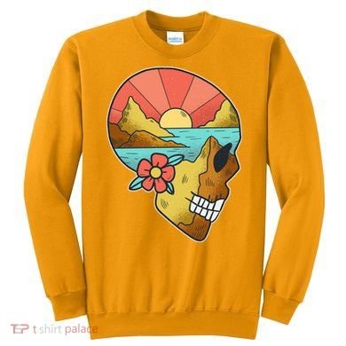Skull Landscape Sunset Sweatshirt