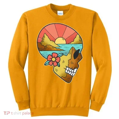 Skull Landscape Sunset Sweatshirt