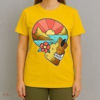 Skull Landscape Sunset T-Shirt thumb 4