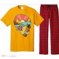 Skull Landscape Sunset Pajama Set thumb 0