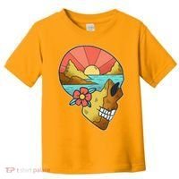 Skull Landscape Sunset Toddler T-Shirt thumb 0