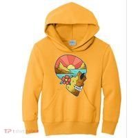 Skull Landscape Sunset Kids Hoodie thumb 0