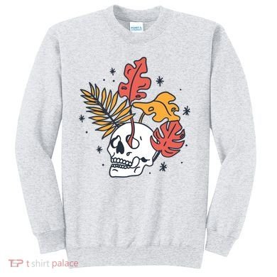Skull Leaves Sweatshirt