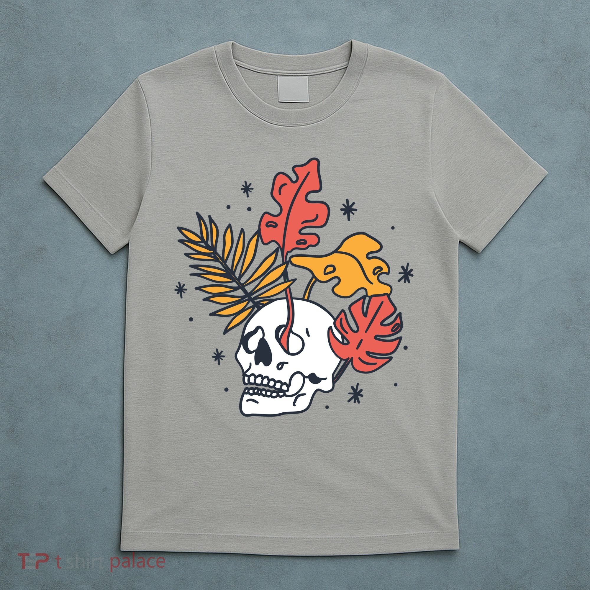 Skull Leaves T-Shirt