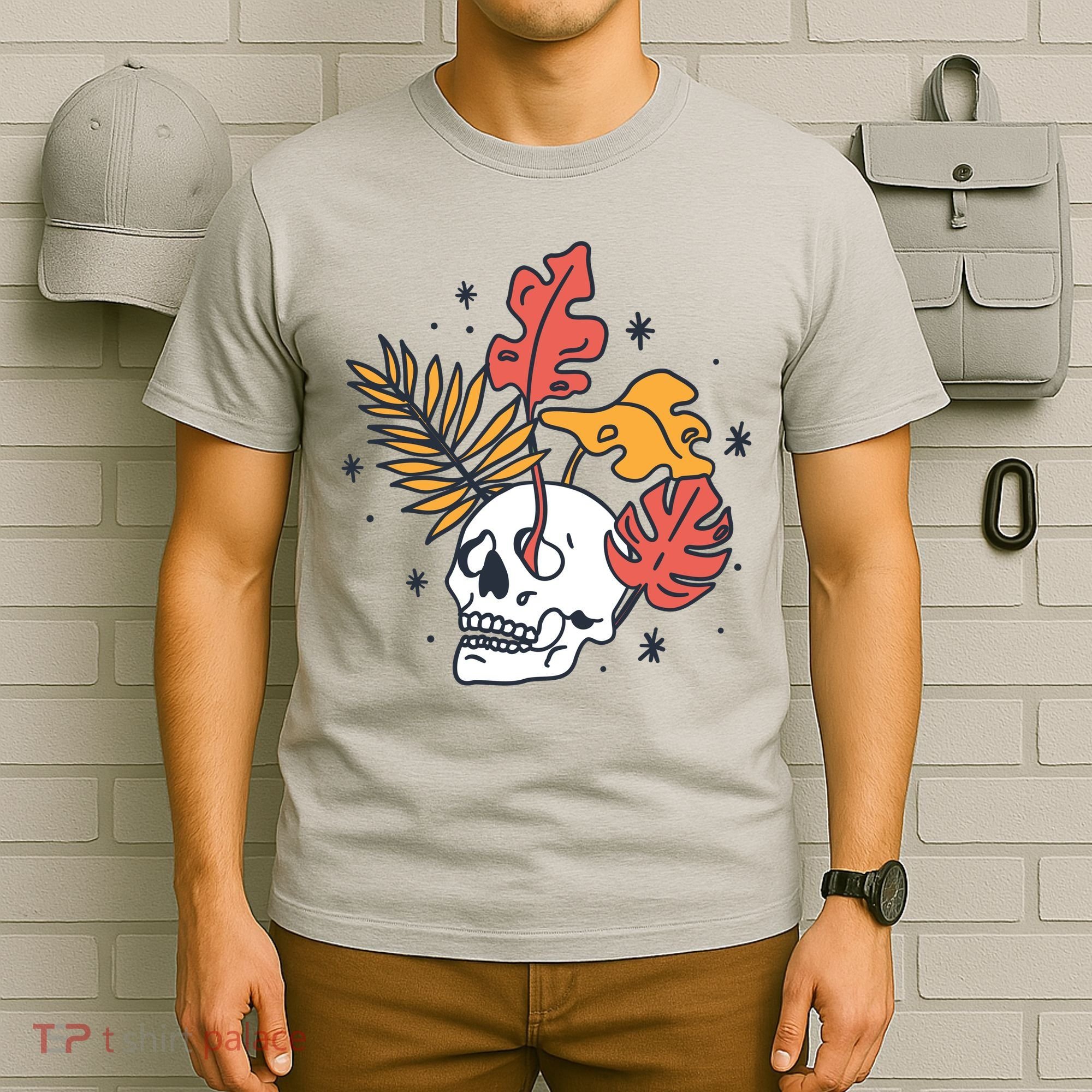 Skull Leaves T-Shirt