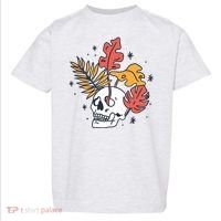 Skull Leaves Toddler T-Shirt thumb 0