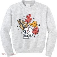 Skull Leaves Kids Sweatshirt thumb 0