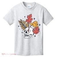 Skull Leaves Kids T-Shirt thumb 0