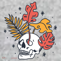 Skull Leaves Kids T-Shirt thumb 2