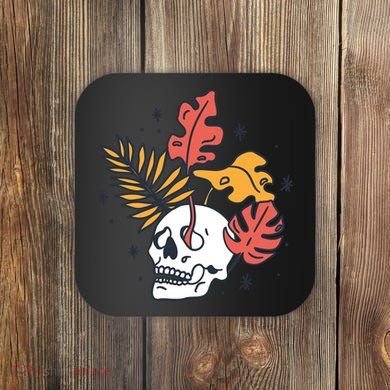Skull Leaves Coaster
