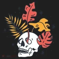 Skull Leaves Tumbler thumb 3