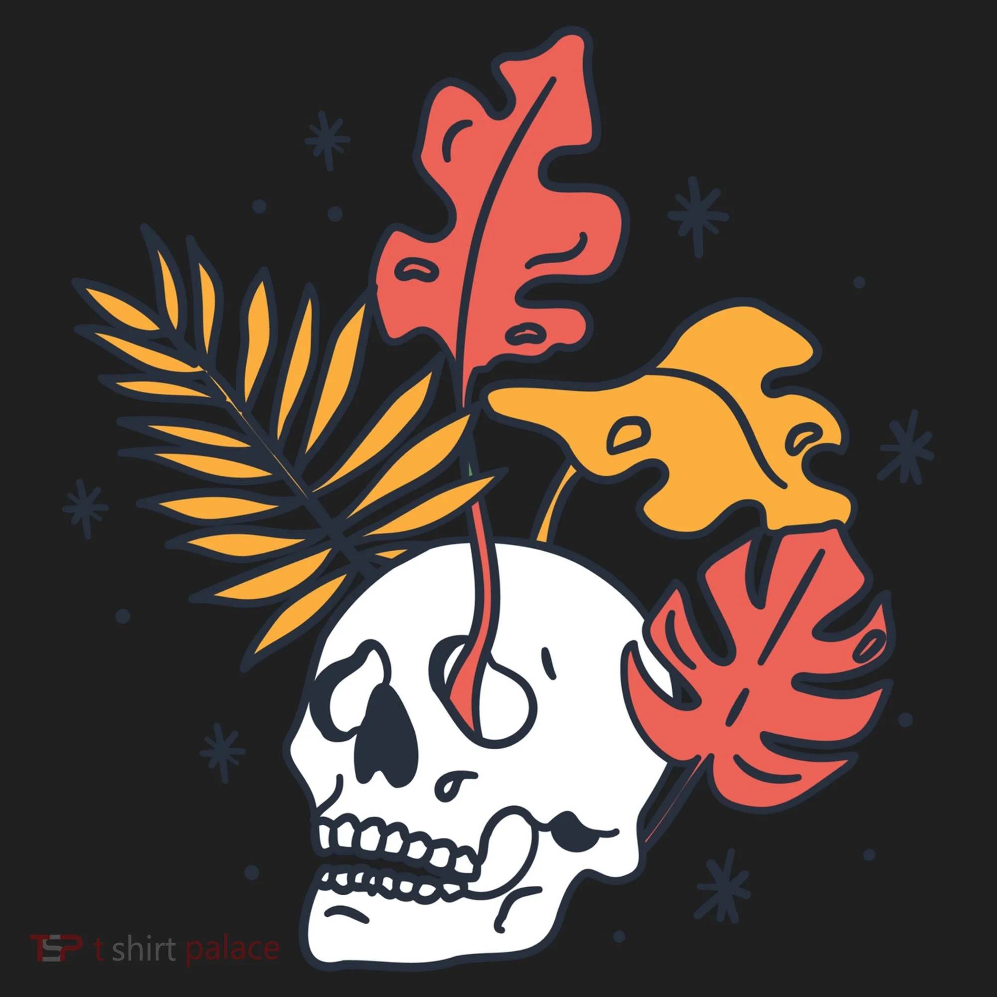 Skull Leaves Tumbler