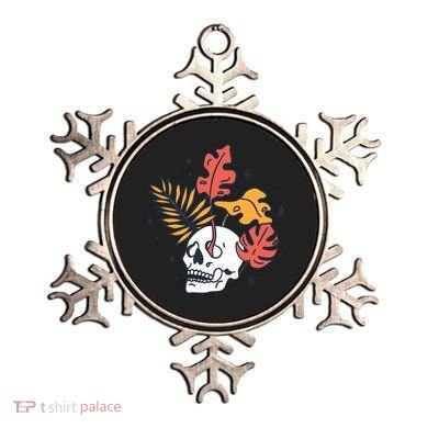 Skull Leaves Ornament