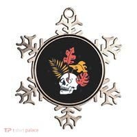 Skull Leaves Ornament thumb 0