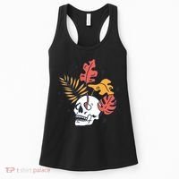 Skull Leaves Women's Tank Top thumb 0