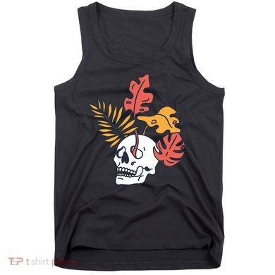 Skull Leaves Tank Top