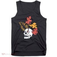 Skull Leaves Tank Top thumb 0