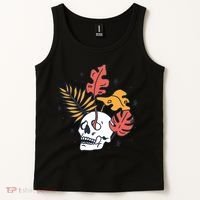 Skull Leaves Tank Top thumb 2