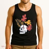 Skull Leaves Tank Top thumb 3