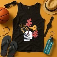 Skull Leaves Tank Top thumb 4