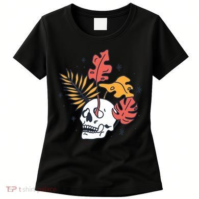 Skull Leaves Women's T-Shirt