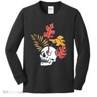 Skull Leaves Kids Long Sleeve Shirt thumb 0