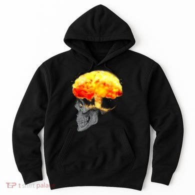 Skull Mind On Fire Hoodie