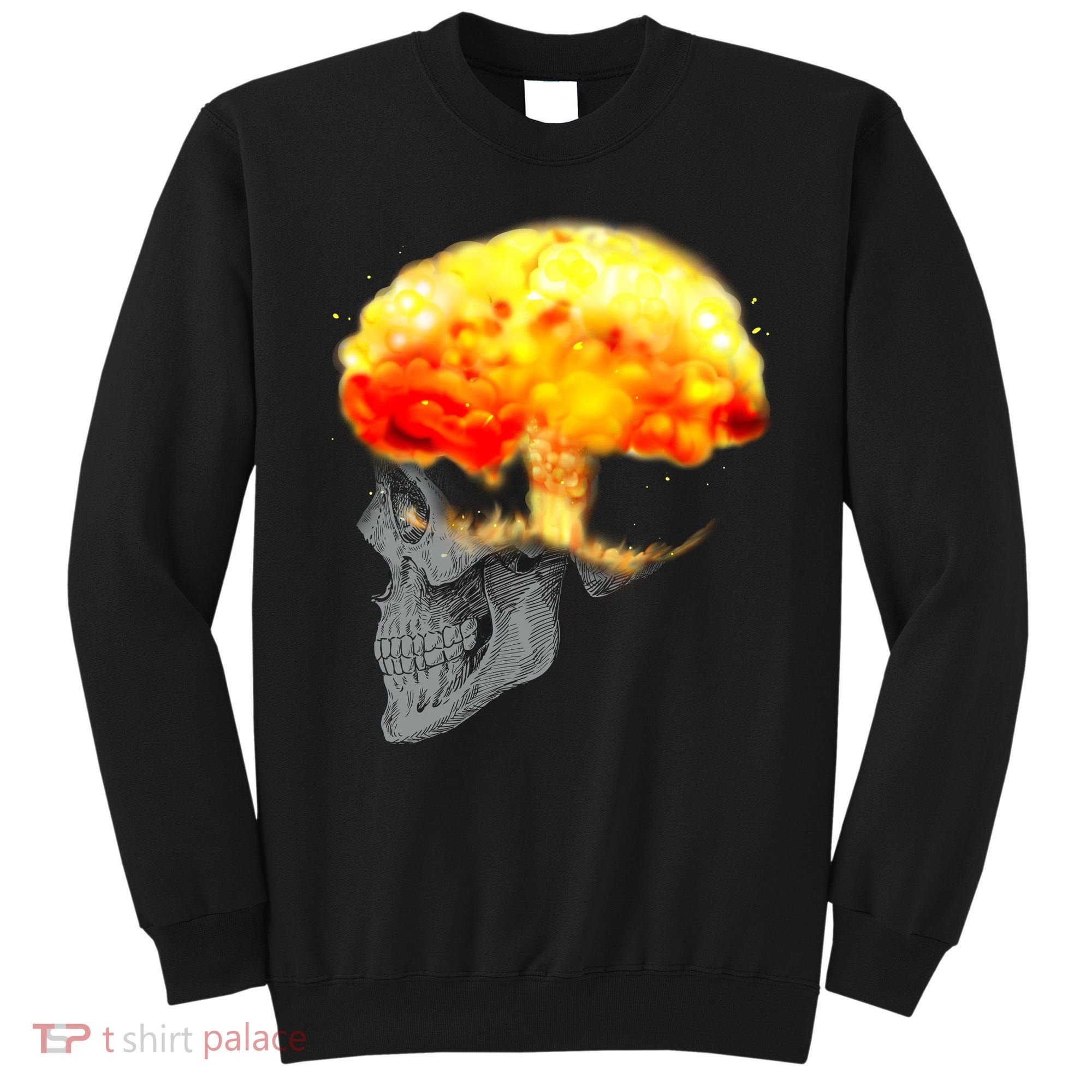 Skull Mind On Fire Sweatshirt