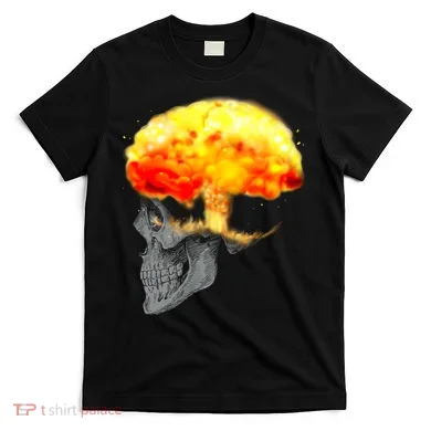 Skull Mind On Fire T-Shirt