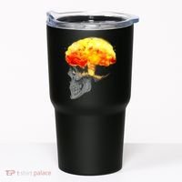 Skull Mind On Fire Tumbler thumb 0