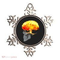 Skull Mind On Fire Ornament thumb 0