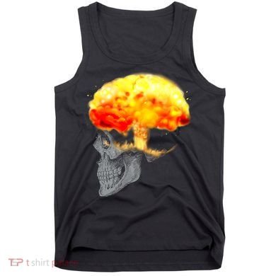 Skull Mind On Fire Tank Top