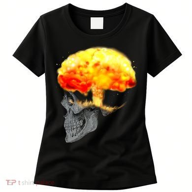 Skull Mind On Fire Women's T-Shirt
