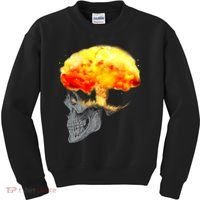Skull Mind On Fire Kids Sweatshirt thumb 0