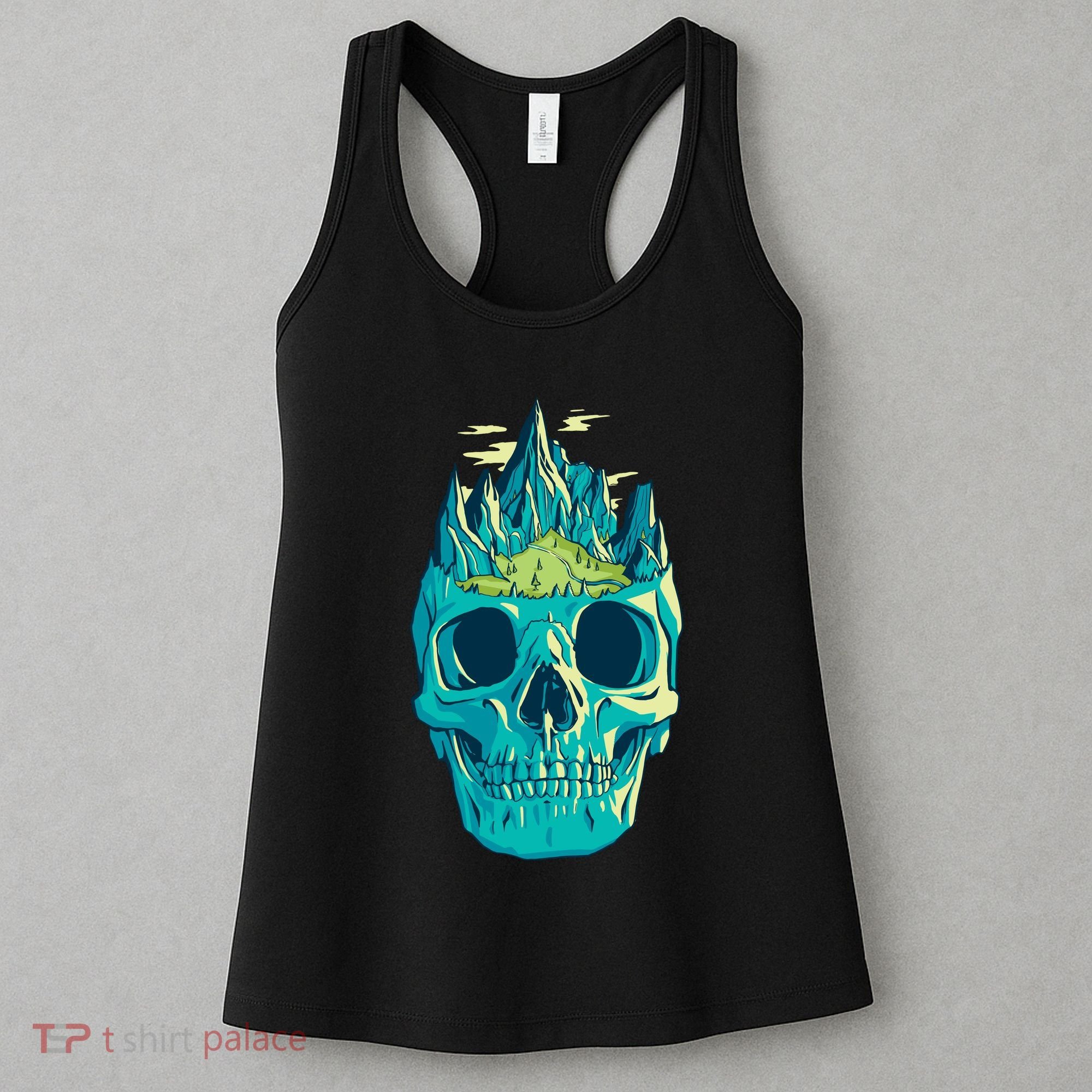Skull Mountains Women's Tank Top