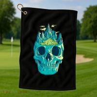 Skull Mountains Golf Towel thumb 1