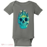Skull Mountains Baby Bodysuit thumb 0