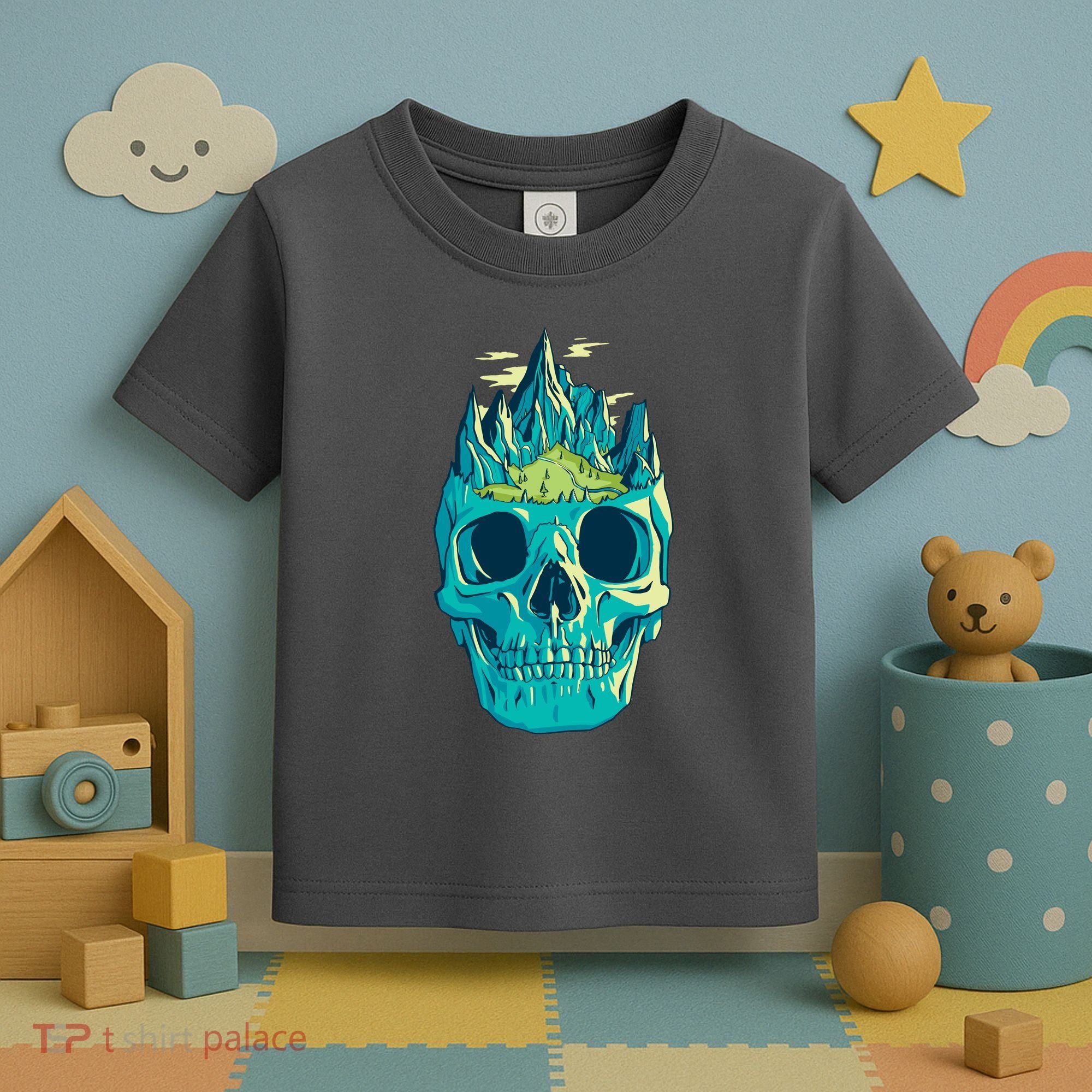 Skull Mountains Toddler T-Shirt